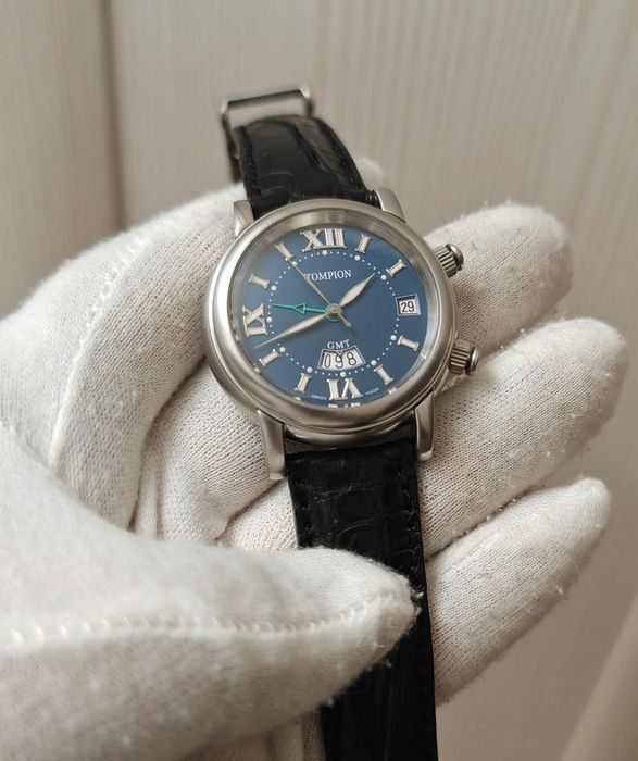 Чоловічий годинник Tompion (Graham) Automatic GMT Alarm 40.5mm Swiss