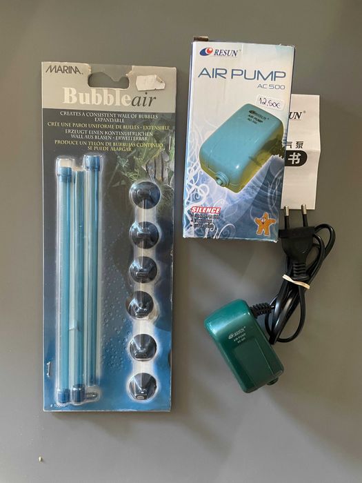 Kit Completo para Aquário. Comedor automático, bomba e difusor de ar