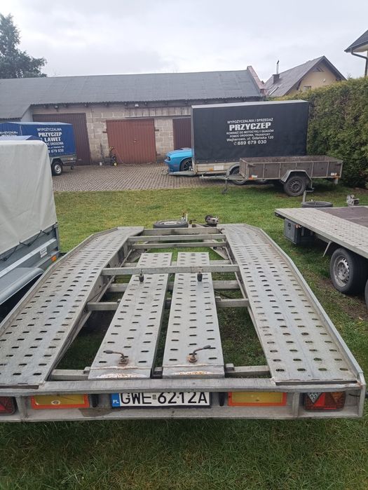 Przyczepa dwuosiowa lekka