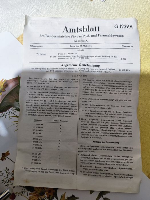 Radio telefony. Niemieckie