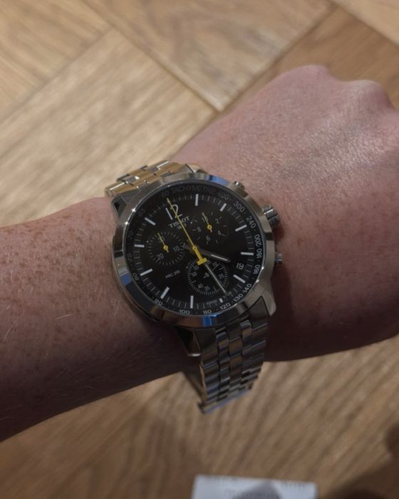 Tissot watch silver