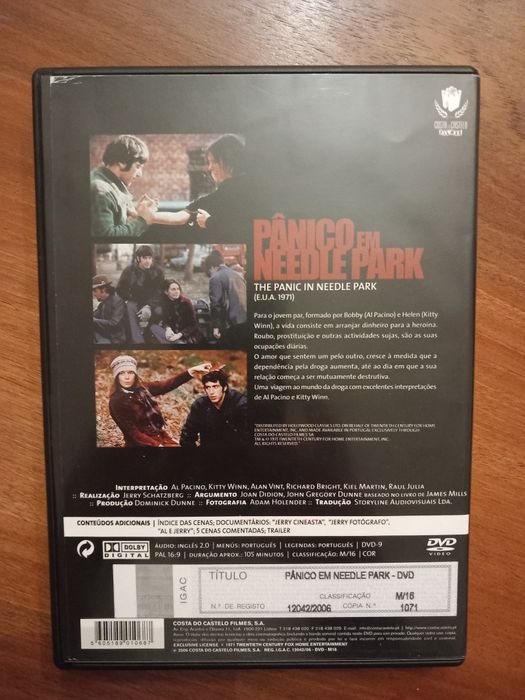 Pânico em Needle Park (Al Pacino)