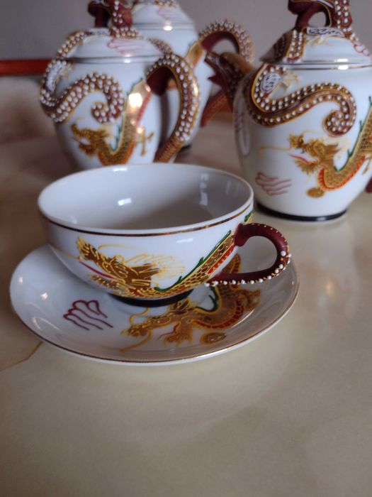 Porcelana chińska japońska zestaw kawowy