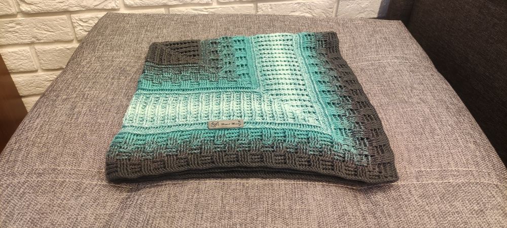 Kocyk szydełkowy handmade