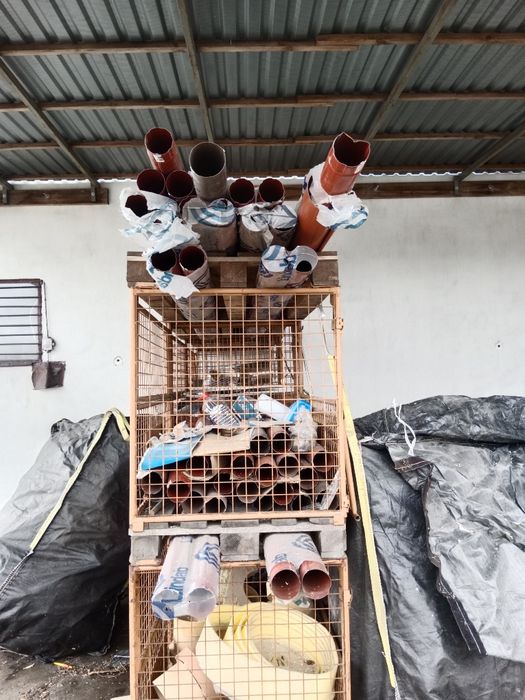 Rury spustowe Ocynk  pcv Profil Lindab cena za 3m oraz kształtki