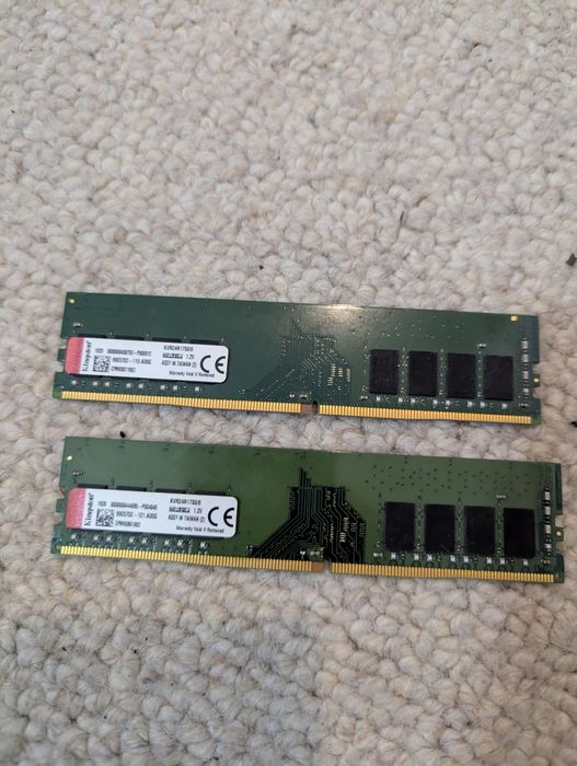 Kingston DDR4 16GB 2x8GB 2400MHz KVR24N17S8/8 для ПК