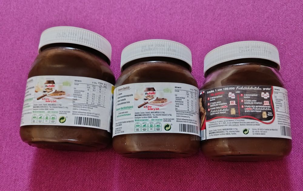 Прода 3 банки нутелли