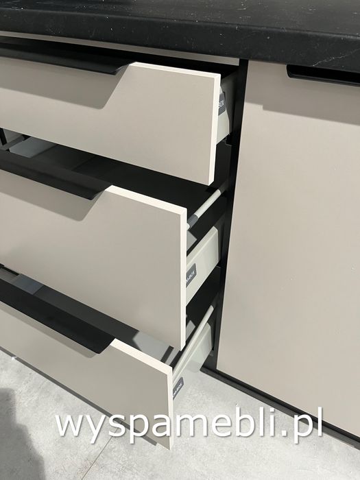 NOWA kuchnia narożna 270x190 lub inny wymiar kaszmir dąb artisan meble