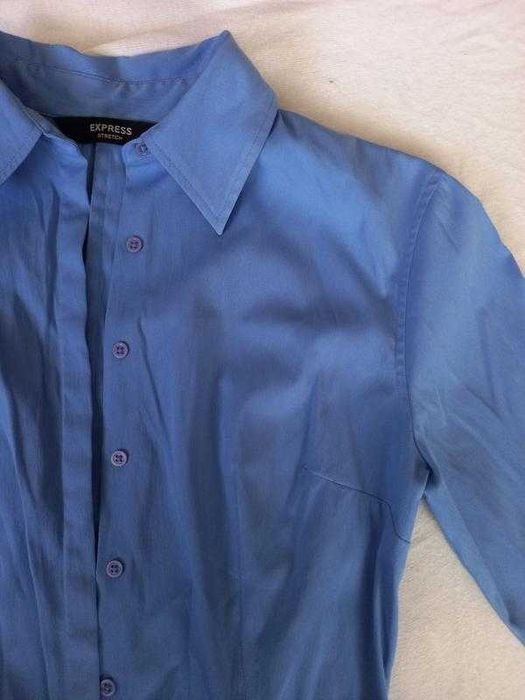 Темно-блакитна сорочка