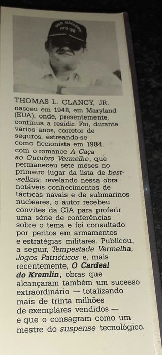 O Cardeal do Kremlin
de Tom Clancy