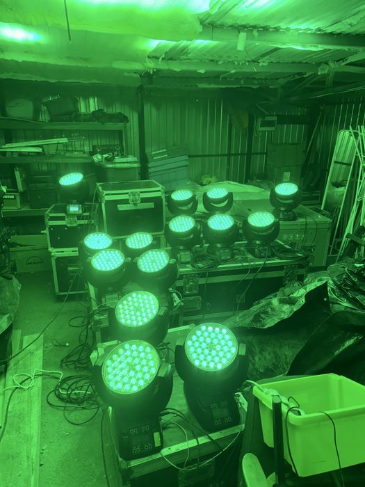 Jbled a7 jb lighting wash beam led głowa ruchoma zestaw