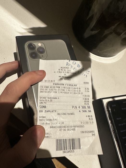2x iPhone 11 Pro 256GB + 64GB 2x100% midnight black + midnight green