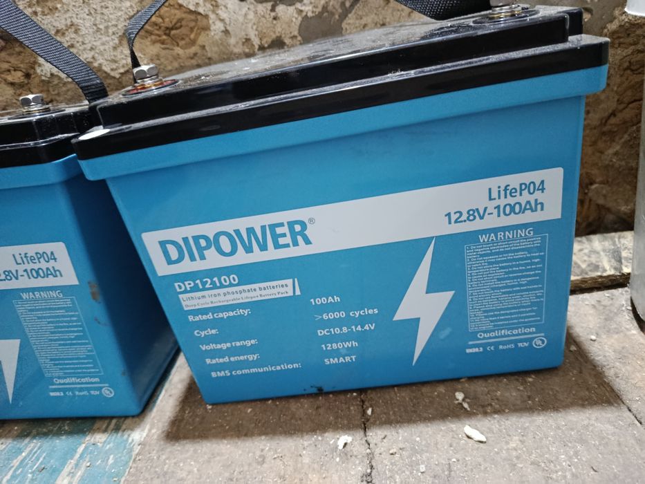Акумулятор LiFePO4 12V/100AH Dipower