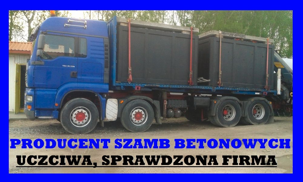 Zbiorniki betonowe szambo szamba Łódź Łowicz Kutno Rawa Sieradz