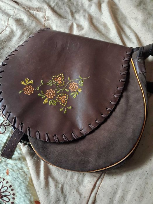 Skorzana torebka Słoń Torbalski