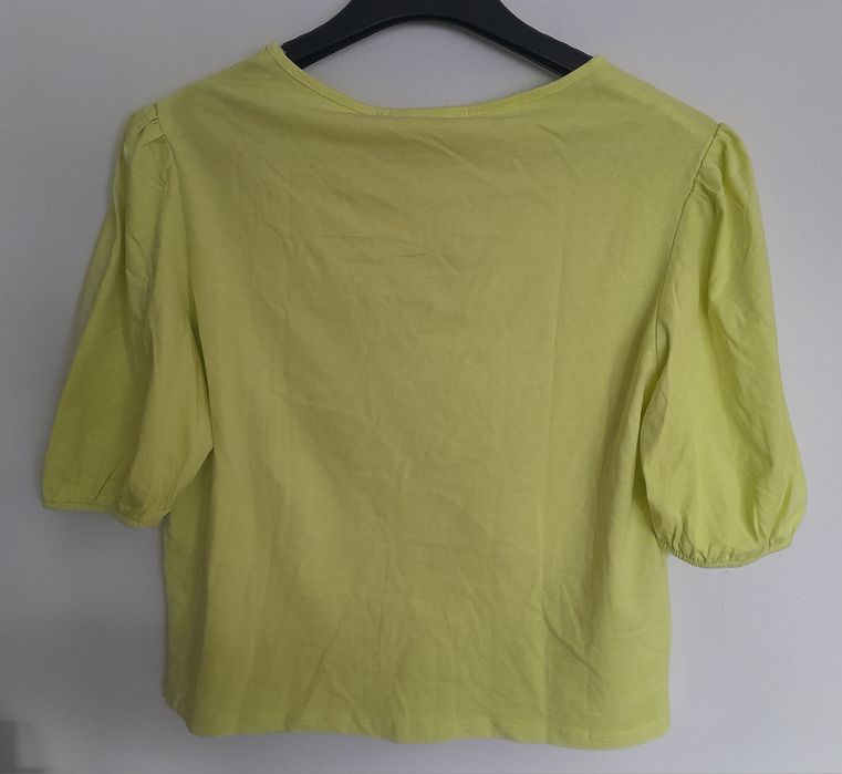 Bluzka w kolorze limonki mango rozm.38