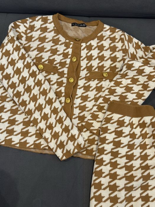 Костюм жіночій вʼязка двійка кофта спідниця