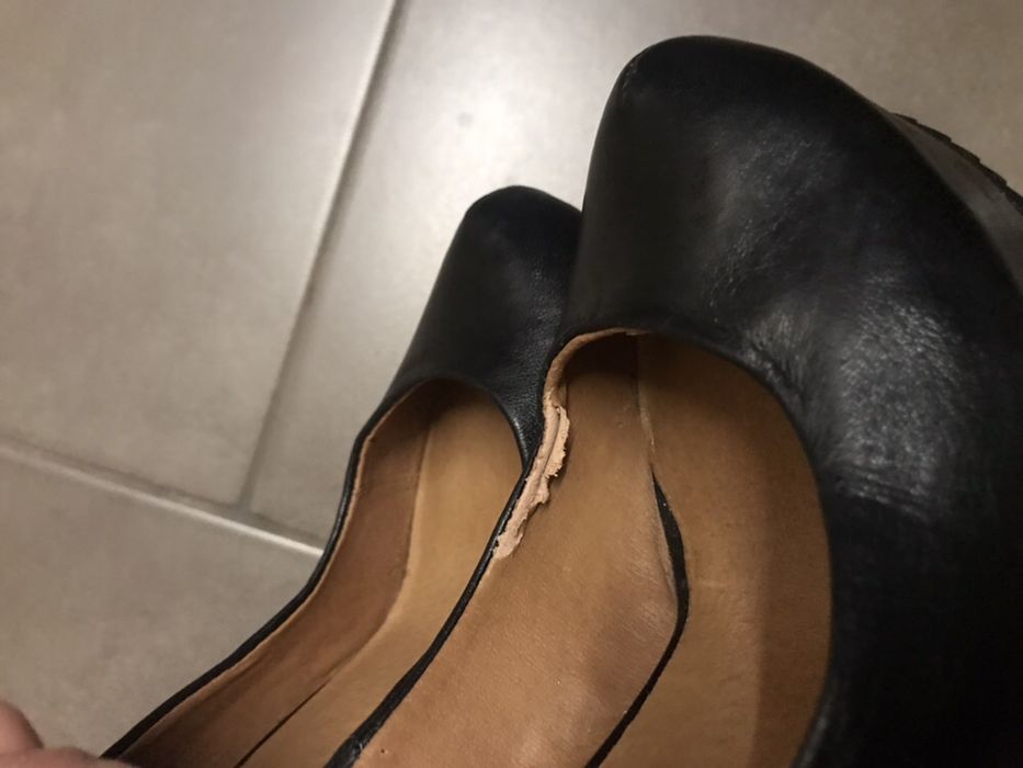 Aldo nowe czarne koturny 38