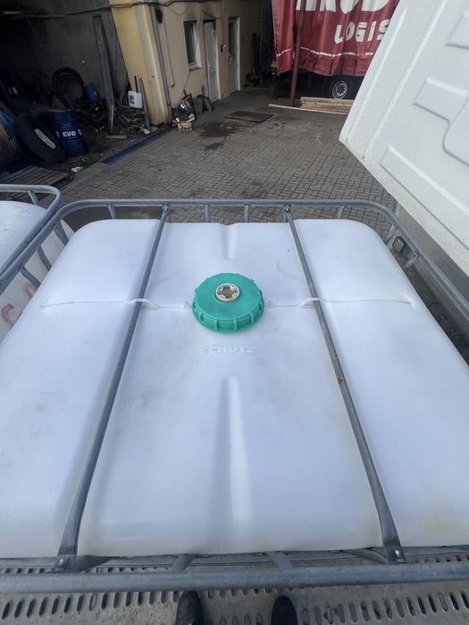 єврокуб куб в оцинкованій решітці 1000л бочка на піддоні