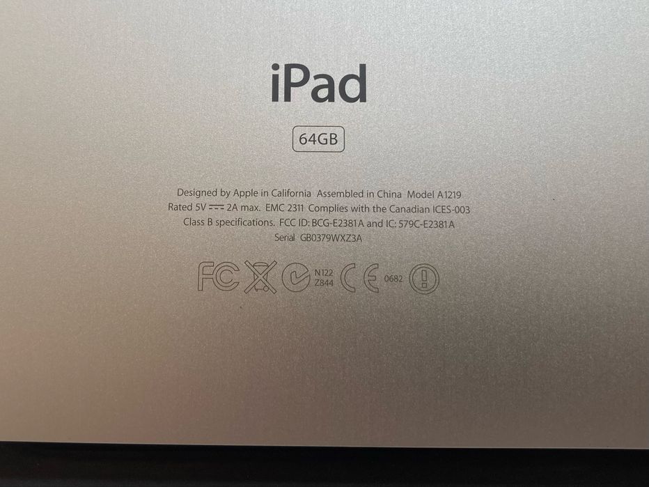 iPad A1396 e A1219