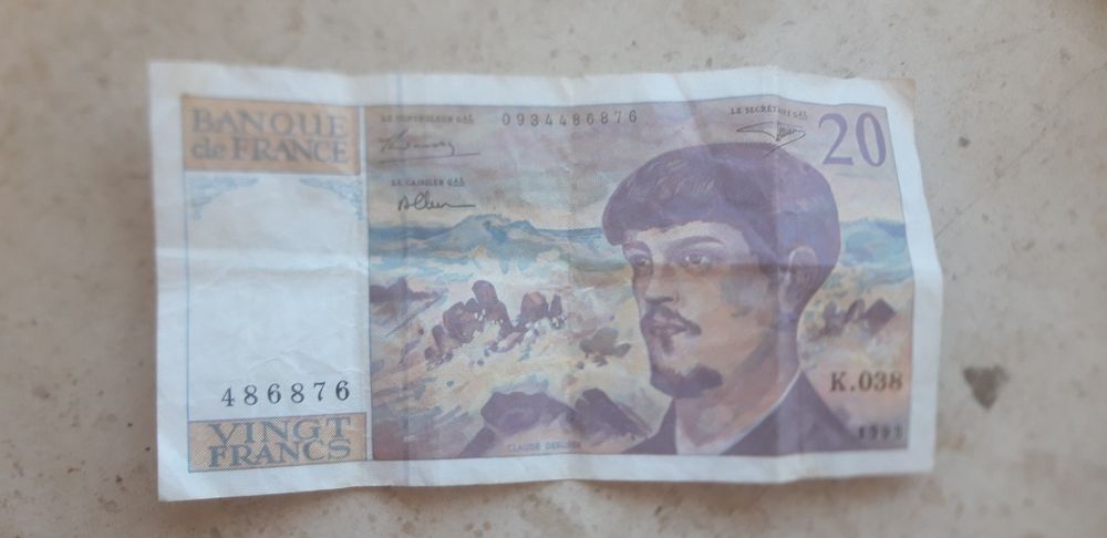 Nota de 20 Francos