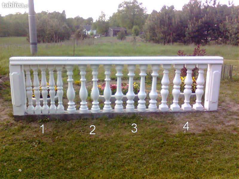 Balustrady betonowe,tralki 83 cm 58 cm