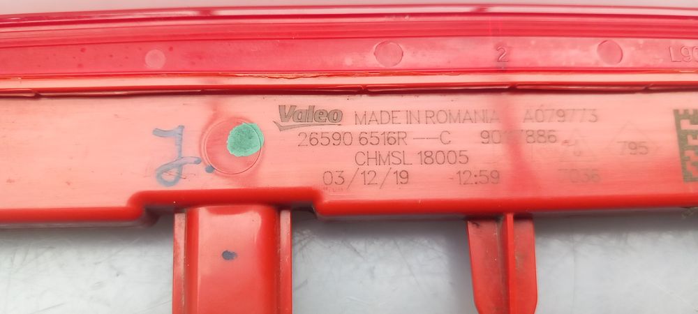 Luz stop adicional / 3º stop RENAULT Clio V (BF_)