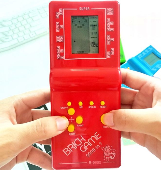 Super gra z wieloma grami konsola Tetris
