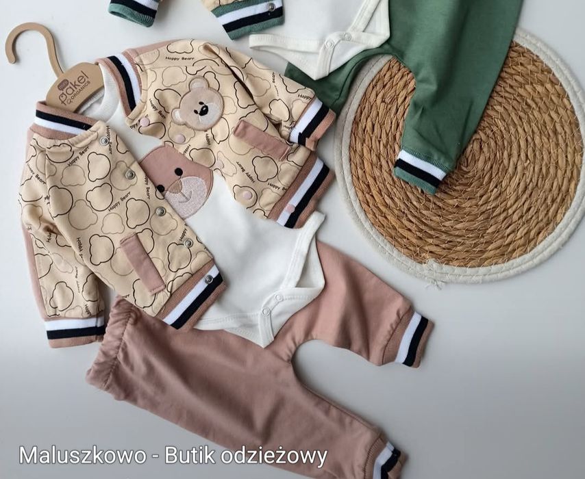 Nowy komplet niemowlęcy