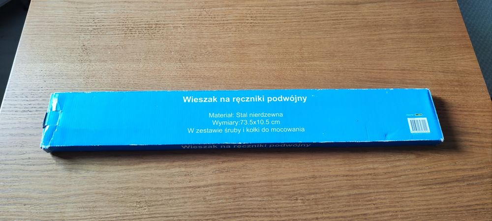 Wieszak na ręczniki podwójny