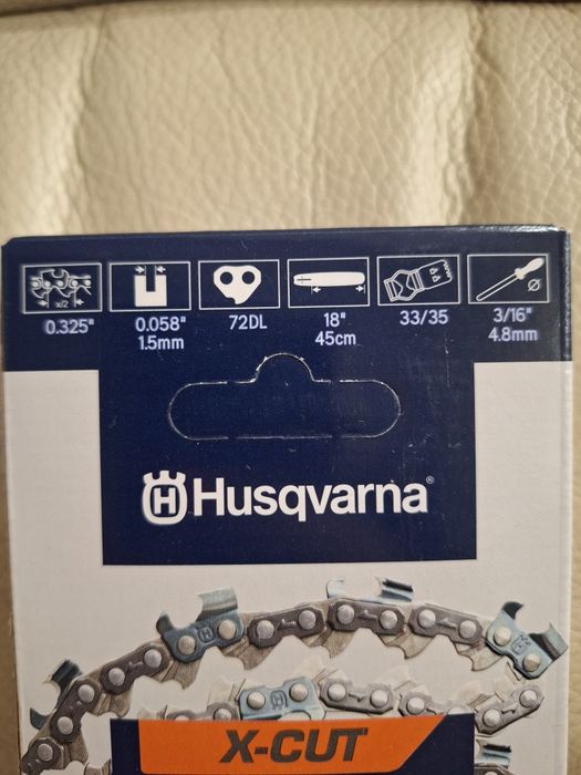 Husqvarna Łańcuch X-CUT S35G półdłuto 45cm 0.325” 1.5mm
