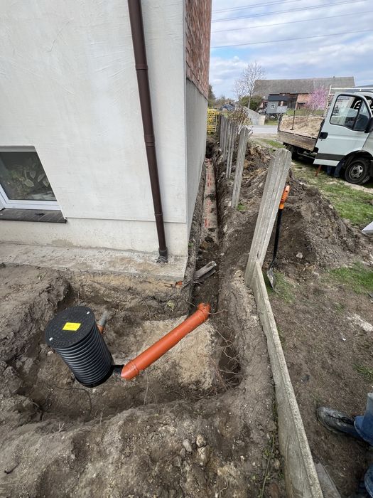 Kanalizacja | Szamba | Zbiorniki | Oczyszczalnie | Minikoparka