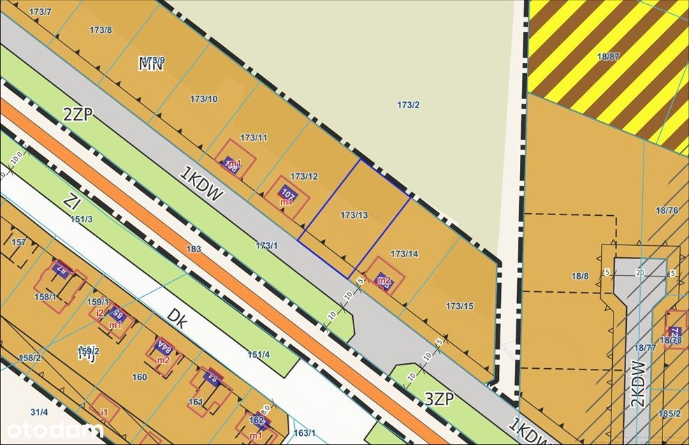 Działka budowlana z ładnym drzewostanem - Bartodzieje