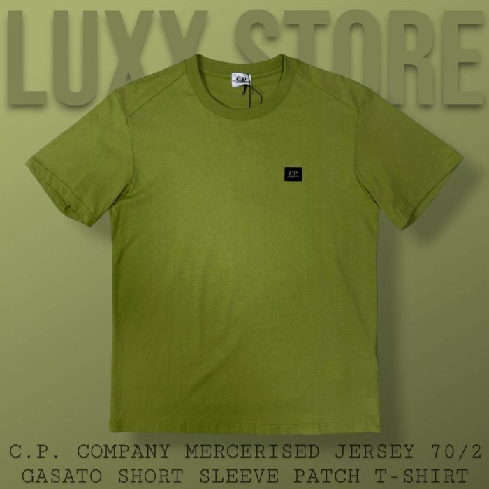 Футболка C.P. Company Jersey Patch  Logo (C P, CP, сипикомпани)