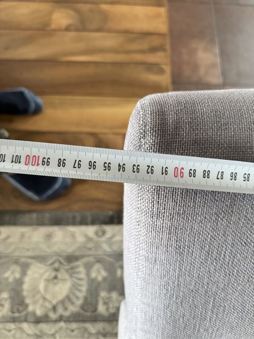 kanapa sofa szara regulowane zagłówki