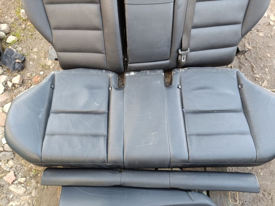 Fotele wnętrze Mercedes W204 Czarna Skóra AMG Super stan Wysyłka
