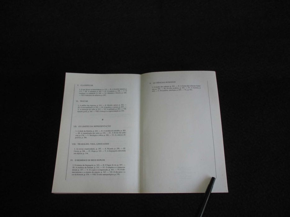 Livro As Palavras e as Coisas Michel Foucault 1ª edição 2005