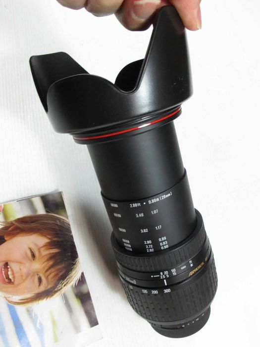 Sigma  28-300mm Macro Perto e Longe Estado TOP, Para Máquinas Nikon