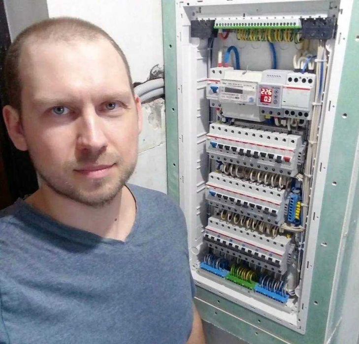 Электрик Одесса.Розетки, подключение генератора, зарядные станции