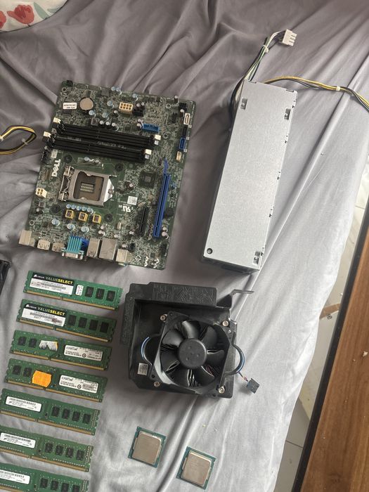 Wielka paka części PC: 2x i5 | 2x Zasilacz Dell | 34GB RAM | GT 1030 | Hurt