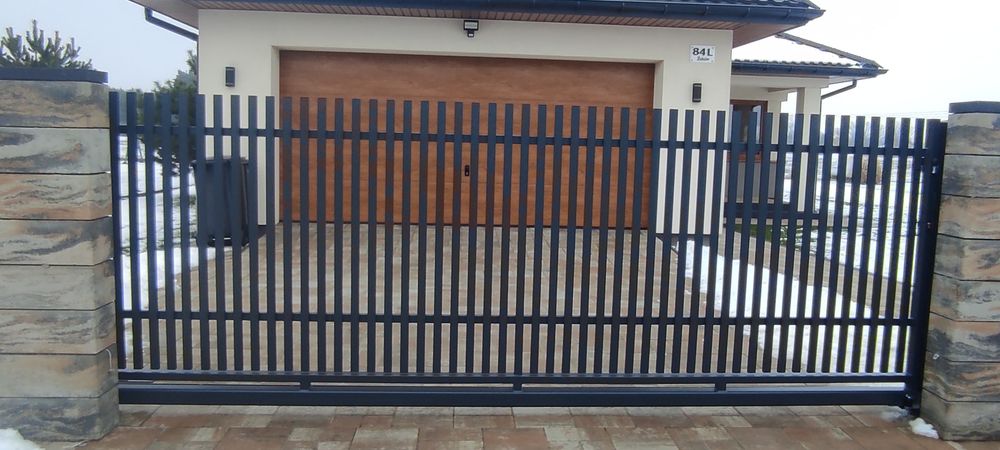 Ogrodzenie panelowe fi4 153cm bramy panelowe palisadowe montaż