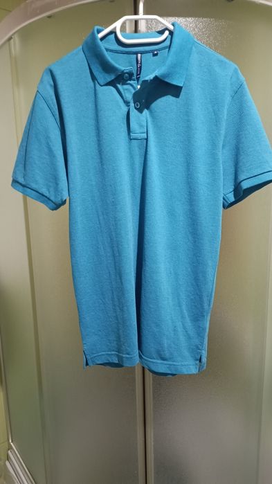 Asquith & Fox  NOWA  Brytyjska męska koszulka polo z bawełny, Roz. M