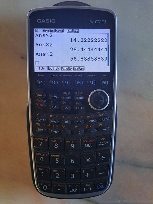 Calculadora Casio FX-CG 20