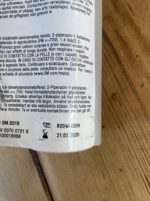 Двокомпонентний клей scotch-weld 3m 7260 B/A FC NS 400 ml