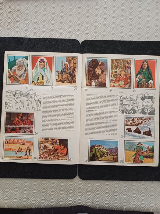 Caderneta Homens Raças e Costumes completa