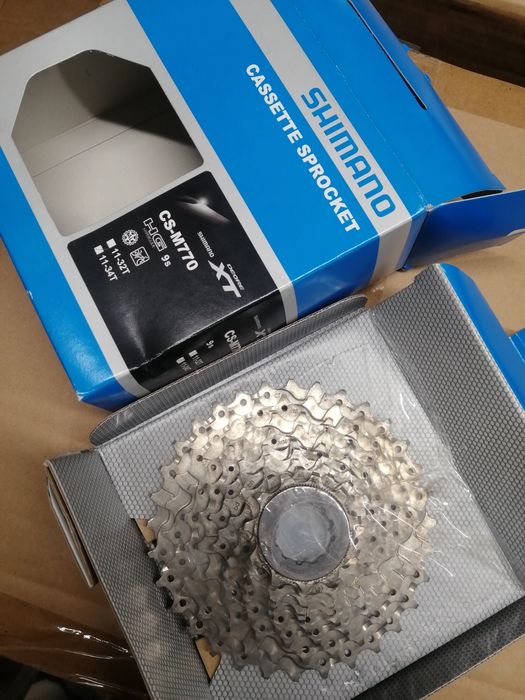 Cassete Shimano de 9 velocidades