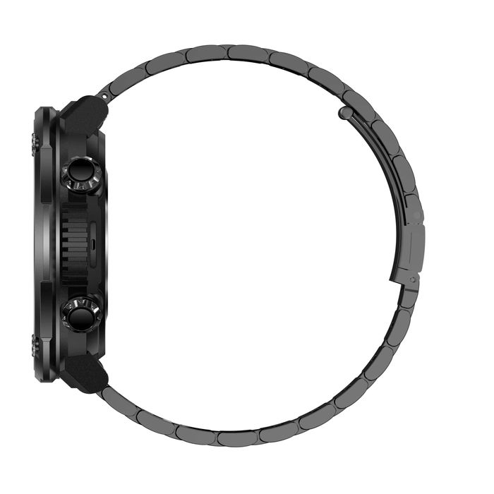 smartwatch gravity gt21-1+ czarny pasek silikonowy