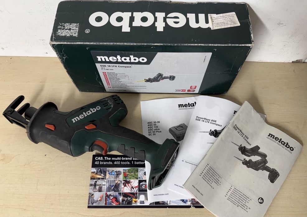 Акумуляторна шабельна пилка Metabo SSE 18 LTX Compact