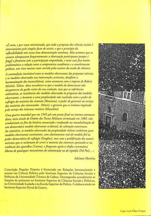 "Robert Michels: A Teoria e a Política da Democracia" de Conceição Pequito Teixeira [Novo]