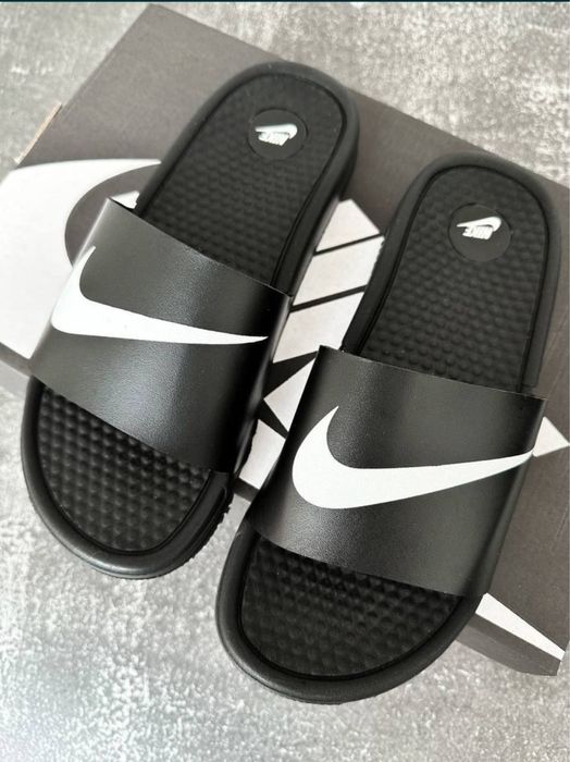 Мужские спортивные шлепки шлепанцы найк nike